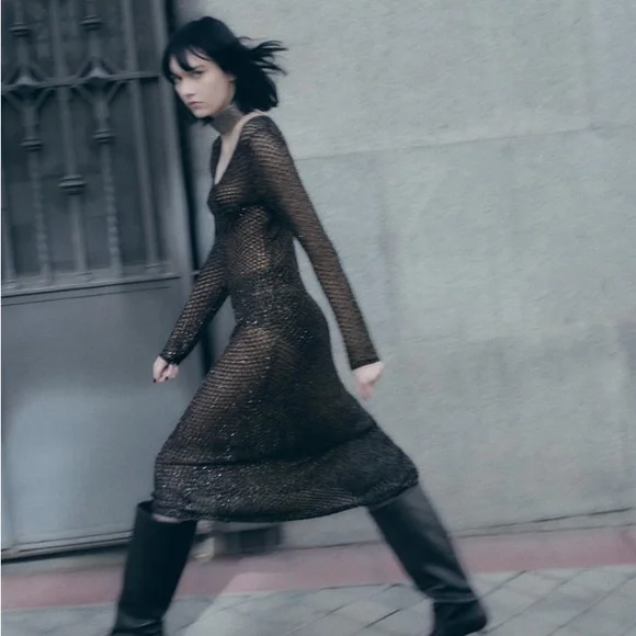 festival knit dress Nolita Cream Midi Sweater Dress main image 1